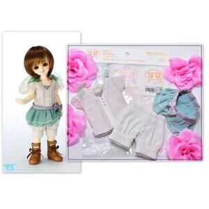 BJD 1/6 Volks Chibi Super Dollfie YoSD Grass Green Angel Balljointed Doll Outfit